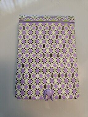 Vera Bradley Purple Punch MINI FLIP POCKET PURSE NOTEPAD